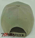 NATIVE PRIDE BEAR DREAM CATCHER FEATHER CAP HAT TAN