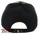 NEW! EAGLE FLAG BIG HEAD USA BALL CAP HAT GREEN CAMO
