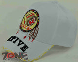 NW NATIVE AMERICAN DREAM CATCHER CAP HAT WHITE