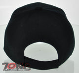 NEW! NATIVE PRIDE INDIAN AMERICAN BIG EAGLE FEATHERS CAP HAT BLACK