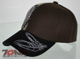 NEW! NATIVE PRIDE INDIAN AMERICAN CHIEF FEATHERS CAP HAT BROWN