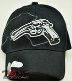 NEW! BIG PISTOL GUN SHADOW N1 CAP HAT BLACK