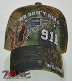 NEW! WE DON'T DIAL 911 PISTOL GUN CAP HAT N1 CAMO