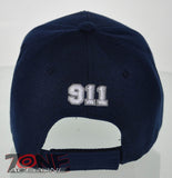 NEW! WE DON'T DIAL 911 PISTOL GUN CAP HAT N1 NAVY