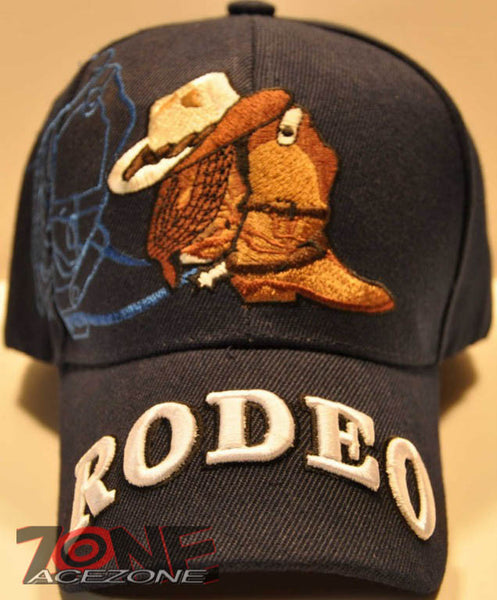 WHOLESALE NEW! RODEO COWBOY COWGIRL CAP HAT NAVY