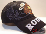 WHOLESALE NEW! RODEO COWBOY COWGIRL CAP HAT BLACK
