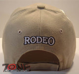 WHOLESALE NEW! RODEO COWBOY COWGIRL CAP HAT TAN