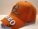 WHOLESALE NEW! RODEO COWBOY COWGIRL CAP HAT ORANGE