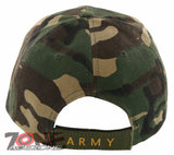 NEW! US ARMY VETERAN ROUND SHADOW BALL CAP HAT CAMO