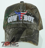 NEW! RODEO US FLAG COWBOY CAP HAT FOREST CAMO