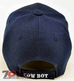 NEW! RODEO US FLAG COWBOY CAP HAT NAVY