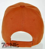 NEW! RODEO COWBOY HORSE HORSESHOE CAP HAT ORANGE