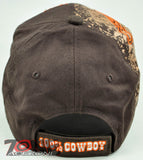 NEW! RODEO BRONCO LASSO 100% COWBOY RODEO CAP HAT BROWN
