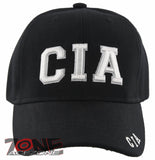 NEW! CIA CENTRAL INTELLIGENCE AGENCY AGENT NATIONAL BASEBALL CAP HAT BLACK