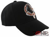 NEW! BLACK HORSE RODEO BELT CAP HAT BLACK