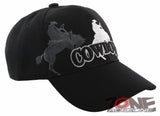 NEW! RODEO COWBOYS SHADOW CAP HAT BLACK