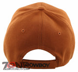 NEW! RODEO COWBOYS SHADOW CAP HAT ORANGE
