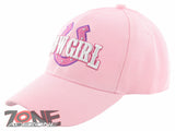 NEW! RODEO COWGIRL HORSESHOE BALL CAP HAT PINK