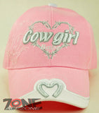 NEW! RODEO COWGIRL BABE COW GIRL CAP HAT PINK