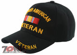 DISABLED AMERICAN VETERAN SIDE SHADOW BALL CAP HAT BLACK