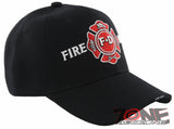 FD FIRE DEPARTMENT BASEBALL CAP HAT BLACK