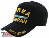 NEW! KOREA VETERAN MILITARY KOR VET CAP HAT BLACK