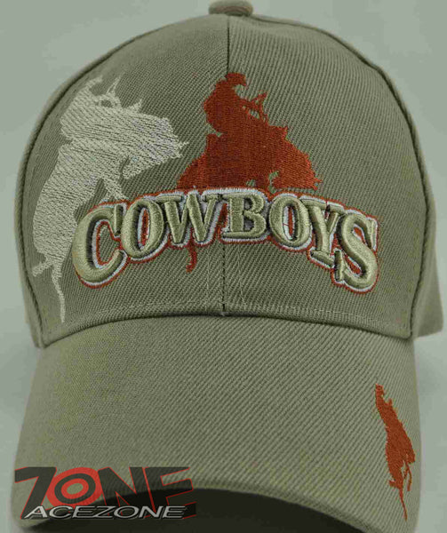 NEW! RODEO COWBOYS CAP HAT TAN