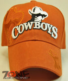 WHOLESALE NEW! COWBOYS W/SHADOW CAP HAT ORANGE