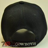 WHOLESALE NEW! COWBOYS W/SHADOW CAP HAT BLACK