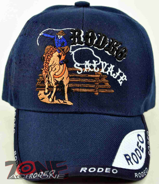 NEW! RODEO COWBOY SALVAJE CAP HAT NAVY
