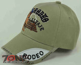 NEW! RODEO COWBOY SALVAJE CAP HAT TAN