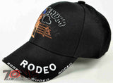 NEW! RODEO COWBOY SALVAJE CAP HAT BLACK