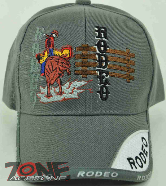 NEW! RODEO COWBOY CAP HAT N1 GRAY