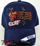 NEW! RODEO COWBOY CAP HAT N1 NAVY