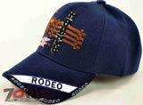 NEW! RODEO COWBOY CAP HAT N1 NAVY