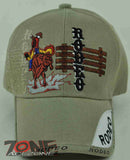 NEW! RODEO COWBOY CAP HAT N1 TAN