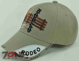 NEW! RODEO COWBOY CAP HAT N1 TAN