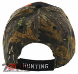 OUTDOOR SPORTS DEER SHADOW HUNTING BALL CAP HAT BLACK GREEN FOREST CAMO