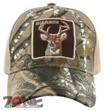 NEW! DEER HUNTER OUTDOOR SPORTS BALL CAP HAT FOREST CAMO TAN