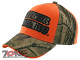 NEW! RATHER HUNTING OUTDOOR SPORTS HUNTER CAP HAT CAMO ORANGE