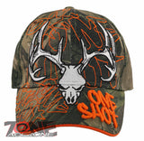 NEW! ONE SHOT DEER HUNTER BUCK OUTDOOR SPORTS CAP HAT CAMO