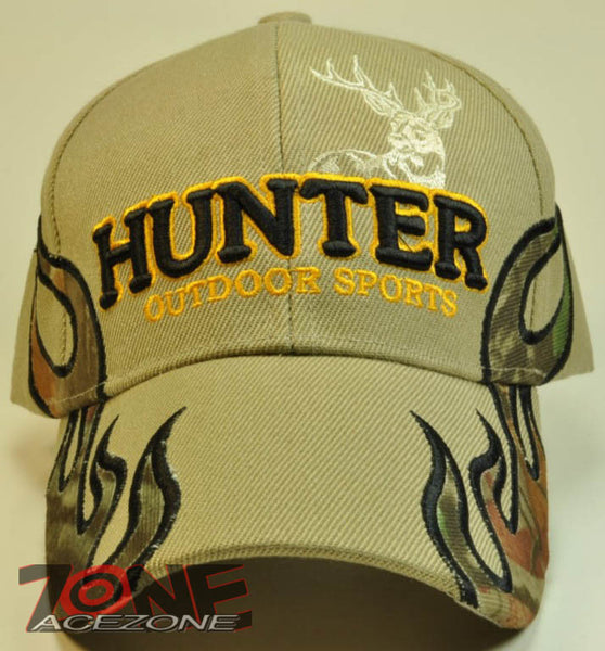 NEW! HUNTER OUTDOOR SPORTS HUNTING CAP HAT TAN