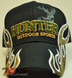 NEW! HUNTER OUTDOOR SPORTS HUNTING CAP HAT BLACK