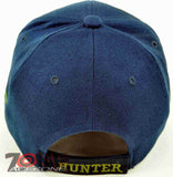 HUNTER LIVE TO HUNT DEER BUCK OUTDOOR SPORTS CAP HAT NAVY