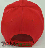 HUNTER LIVE TO HUNT DEER BUCK OUTDOOR SPORTS CAP HAT RED