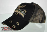 NEW! BIG BUCK HUNTER HUNT DEER BUCK OUTDOOR SPORTS CAP HAT BLACK CAMO