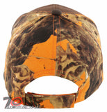 NEW! BIG BUCK HUNTER HUNT DEER BUCK OUTDOOR SPORTS CAP HAT BROWN ORANGE CAMO