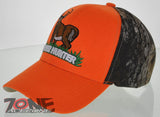 NEW! BIG DEER HUNTER DEER BUCK OUTDOOR SPORTS CAP HAT CAMO ORANGE