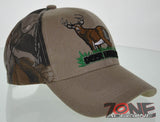 NEW! BIG DEER HUNTER DEER BUCK OUTDOOR SPORTS CAP HAT CAMO TAN