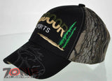 NEW! OUTDOOR SPORTS HUNTER HUNT ELK BUCK CAP HAT BLACK CAMO